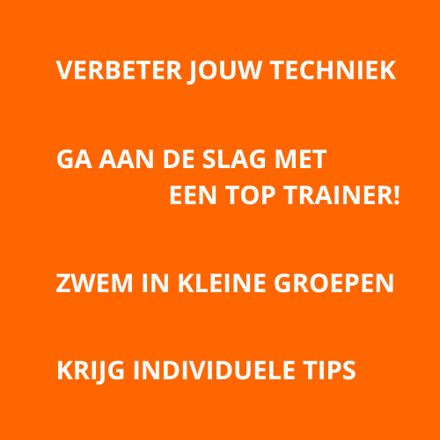 Verbeter je techniek, ga aan de slag in kleine groepjes, krijg individuele tips