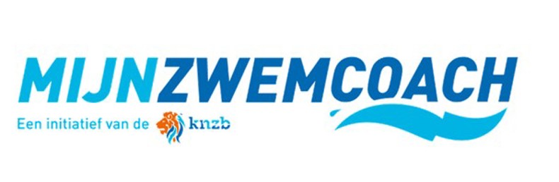 Logo Mijnzwemcoach liggend kleur